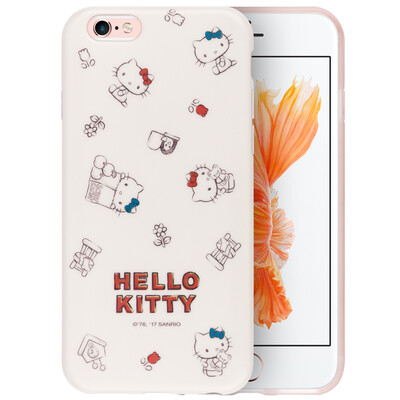 

Hello Kitty Apple, 6 / 6с телефон оболочки iPhone6 ​​/ 6с мультфильма все включено защитный рукав силикона мягкая оболочка Выдерживает падение 4,7 дюйма простой Hello Kitty