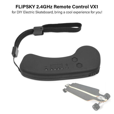 

FLIPSKY 24GHz VX1 Remote Control Transmitter with Receiver for DIY Electric Skateboard Single V6 ESC