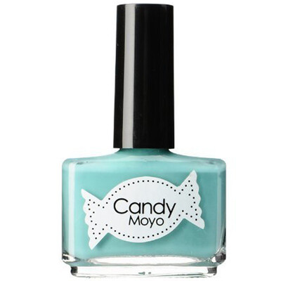 

Candy (Candymoyo) nail polish light light blue 8ml (French fast-drying material is not easy to decolorize jelly sky blue light fashion is white