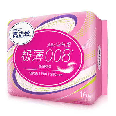 

Kotex ультратонкий гигиеническая прокладка Kotex Air обновления ежедневно 240mm16