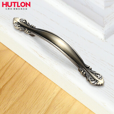 

Hutlon cabinet closet door small handle drawer door handle DS-7097-96 green bronze