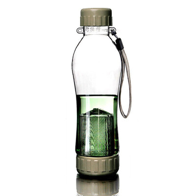 

[Jingdong supermarket] green beads lvzhu 700ml portable leak-proof travel movement filter plastic cups PC701