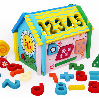 

Cute pudding children&39s toys figures shape disassembly house wooden combination building blocks toys boys girls educational toys birthday gifts