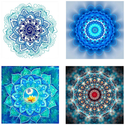

Diamond Painting 4pcs DIY 5D Drill Diamond Painting Needlework Crystal Painting Rhinestone Cross Stitch Mosaic Paintings Arts Craf