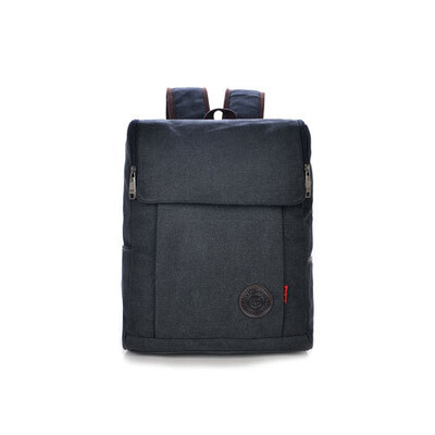 

High Quality Men's Backpacks men solid zipper cover vintage canvas backpack bag mochilas masculinas rucksack bagpack school bags