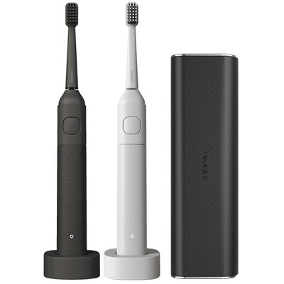 

Oralshark Electric Toothbrush Adult Rechargeable Sonic Automatic Vibrating Toothbrush K117 Custom Double Open Black Box Haoyue White
