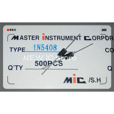 

Free Shipping 100pcs IN5408 1N5408 3A 1000V DO-27 Rectifier Diode