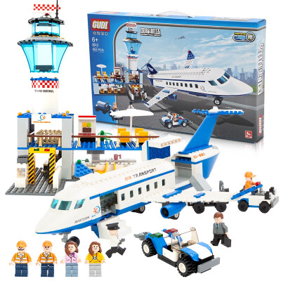 

Xinle new Goody building blocks aviation series GD8912 International Airport children's building blocks toys boy assembling toys puzzle assembling building blocks