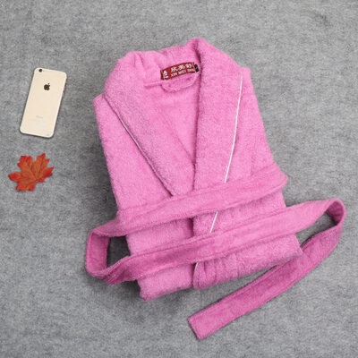 

Xinmeishu cotton bathrobe hotel bathrobe autumn&winter towel material pajamas men&women couples robe adult long bathrobe soft drinking indoor&outdoor swimming hot spring clothes