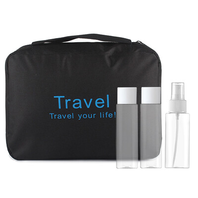 

Beauty skin language travel cosmetic bag wash bag bottle set MF0575 (portable - navy blue star) cosmetic bottle empty bottle waterproof large capacity wash bag