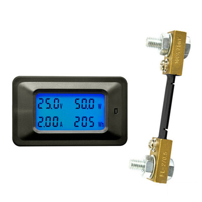 

Multi-functional 100V 100A LCD Backlight Display Digital Meter VoltageCurrentPowerEnergy Tester Monitor Multi-meter Ammeter Vol
