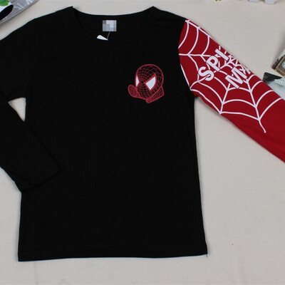 

Boy T Shirts Autumn Cartoon Spider-man Boys T-shirt Anime Spiderman Long Sleeve Children Tshirt Tops Spider Man Kids Clothes