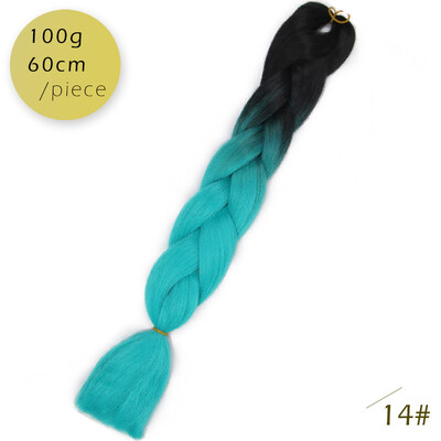 

AISI HAIR 100g / pcs 24inch   Kanekalon гигантский   косы Волосыломбер Две тонныЦветные синтетические волосы для кукол Вязание крю