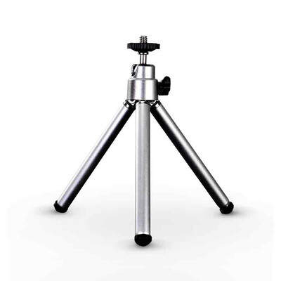 

Xiaoshuai Cinema Mini Portable Aluminum Alloy Stand Three Telescopic Portable Tripod Desktop Stand