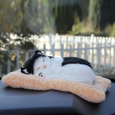 

Xiangtu active bamboo charcoal package car supplies new car in addition to odor air purification to formaldehyde carbon car with bamboo charcoal dog car simulation dog cat doll doll car ornaments white fox