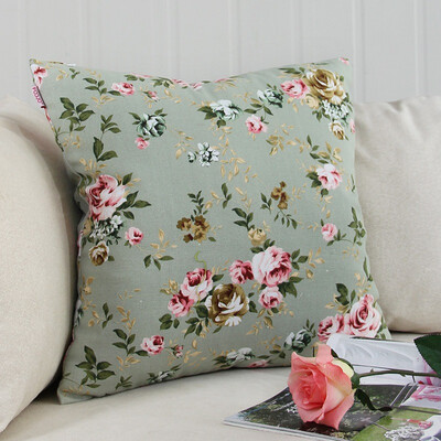 

Jingdong supermarket] rich home (FOOJO) pillow with core sofa bed head office chair waist cushions nap pillow 45 * 45cm cherry powder