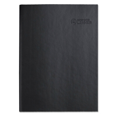 

Guangbo (GuangBo) Plan Notepad efficiency manual 2018.3-2019.3 Leather schedule book / black FB60322
