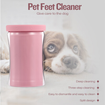 

Portable Dog Paw Washer Pet Feet Cleaner Soft Gentle Dog Foot Wash Cup