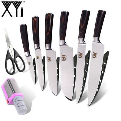 

XYj 35" 5" 7" 8" inch Kitchen Knives Stainless Steel Knife Kitchen Electric Knife Sharpener Scissor