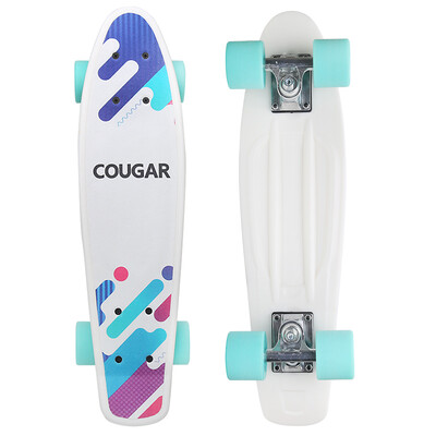 

Cougar COUGAR small fish skateboard children adult four-wheel road plate D170407 Black Star