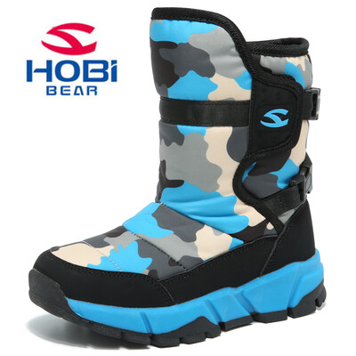 

Childrens Shoes Winter Boots for Girls Boys Snow Anti-slip Outdoor Warm Fur Lining Mid-calf Footwear Snowshoes HOBIBEAR AW3717