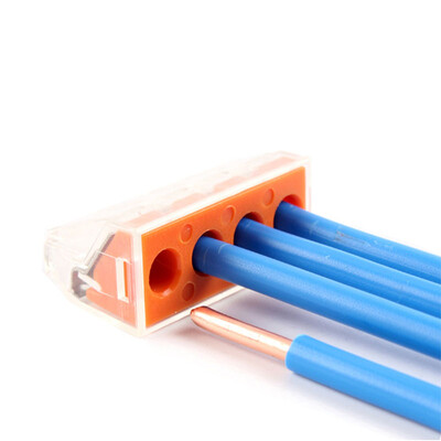 

(50 pieces/lot) Suyep Push Wire Connector For Junction Boxes 400 V 14-10 AWG PCT-104D/773-174