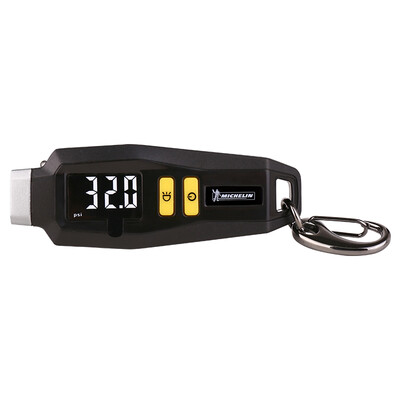 

MICHELIN tire pressure gauge 12291 tire pressure gauge tire pressure monitoring large LCD digital displayable tread depth six kinds of measurement units
