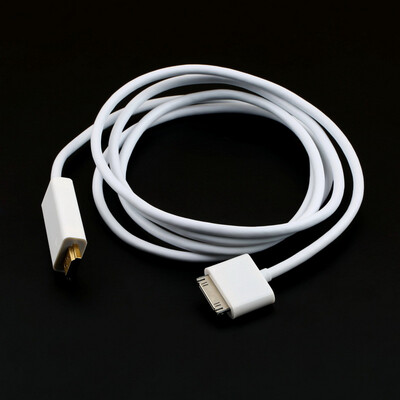 

1.8M Meter Dock Connector to HDMI Cable for iPad1 2 3 iPhone 4 4S iPod 4