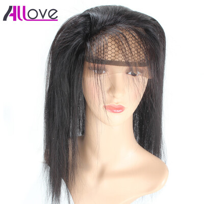 

2017 New Arrival Brazilian Virgin Hair Straight 360 Frontal Lace Closure Free Part Hot Selling Closure Allove Hair Products