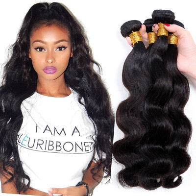 

CCollege Hair Products Brazilian Virgin Hair Body Wave 4 Bundles Brazilian Body Wave Brazilian Hair Weave Bundles Human Hair