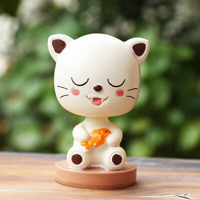 

Molong kiss cat creative car shaking head spring decoration ornament cartoon car decoration car car supplies gift cat