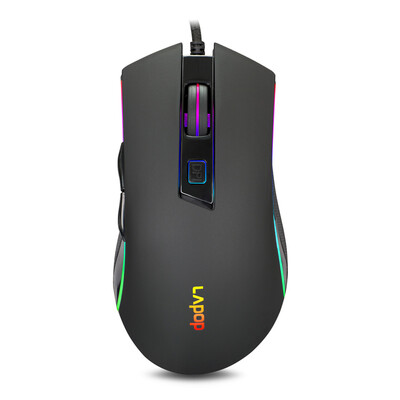 

RGB Gaming Mouse 3200 DPI Wired Optical Mice with RGB Backlit&Programmable Buttons for Laptop PC Computer Games & Work