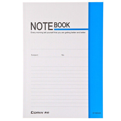 

Qixin COMIX C16040 B5 28 Stationery Notebook Notepad Diary Book 10 Pack Random Color