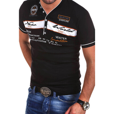 

Mens Fashion Personality Cultivating Short-sleeved Shirt