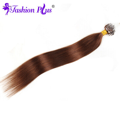 

8A Brazilian Straight Hair Loop Micro Ring Hair Extensions Brazilian Virgin Hair #1B #4 #1B/4/27 #613 #P27/613 Human Hair Bundles