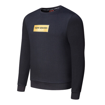 

Qiaodan mens sports running casual round neck pullover top
