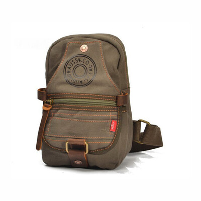 

Camping Outdoor Sport Men Bags Canvas Chest Diagonal Package Messenger Shoulder Bag Cross body Bags For Men