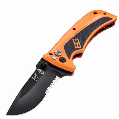 

Gobo GERBER Bell outdoor equipment half-tooth blade folding knife field life self-defense portable tool 31-002530