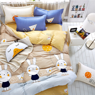 

Brata Four piece suit Whole cotton Bedding Kit Bed sheet quilt