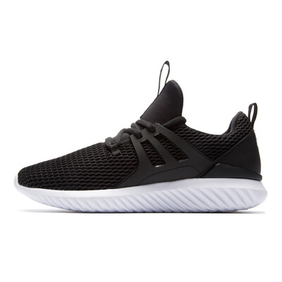 

Qiaodan mens shoes running shoes lightweight non-slip sports shoes XM1580249 black white 44