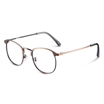 

Inmix AMACCYY504 New 2017 Retro Frame Type Myopia Glasses Full Frame Men&Women Metal Decorative Eye Frame Ancient Silver