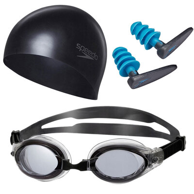 

Comments Speedo Swimming Suit HD Anti-fog Large Frame Goggles High-elasticity Silicone Swimming Cap Comfortable Waterproof Earplugs Specialty All-around Swimming Package