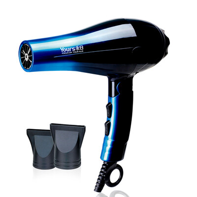 

YOURS Складная сушилка для волос YR8802 Профессиональная выдувная сушилка 2000 Вт Электродвигатель переменного тока с 2 соплами (ч