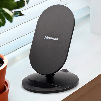 

Newmine Apple 8 / X Беспроводное зарядное устройство для вертикальной зарядки Поддержка iPhone X / 8Plus Samsung S9 / 8 Millet MIX2S M8 Black