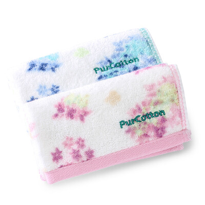 

Хлопок эпоха (PurCotton) сумки напечатана махровая синяя тень на небольшой площадь 28x28cm + розовой тень на два загруженных
