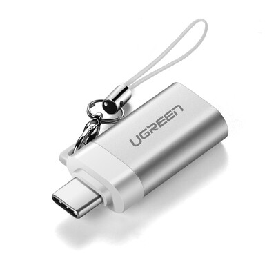 

Зеленый адаптер связан Type-C Android USB3.0 линия данных головка датчика телефон адаптер Поддержка OTG строп проса Huawei p10 затем 5 U-50284 Apple MacBook White