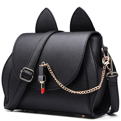 

POLO Womens Shoulder Bag Simple Fashion Womens Bag Cute Funny Cross Kit Kit ZY340P271J Black