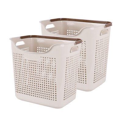 

Youjia fashion hamper plastic dirty clothes storage baskets laundry baskets storage baskets clothes dolls basket large white 2 U-6165-M