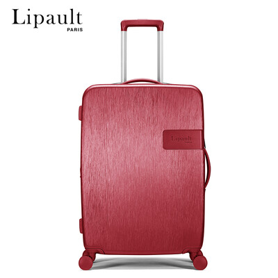 

Lipault suitcase sleek minimalist universal wheel trolley case 25 inch men&women travel suitcase boarding hard box AU916002 charcoal gray
