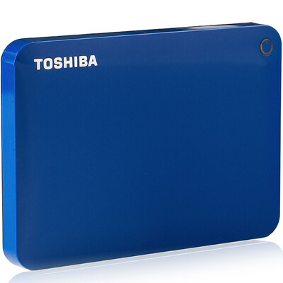 

TOSHIBA 2TB USB30 mobile hard drive CANVIOTM ADVANCE V9 series 25 inch mysterious blue fashion colorful encryption security